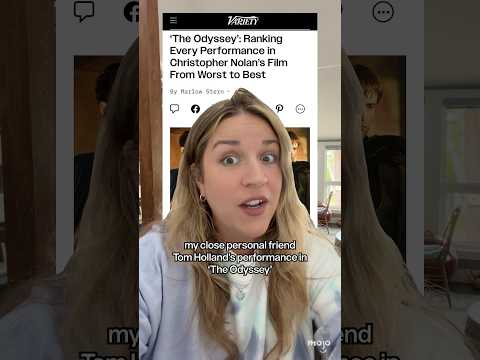 WatchMojo Lady Reacts to Tom Holland’s Performance in ‘The Odyssey’