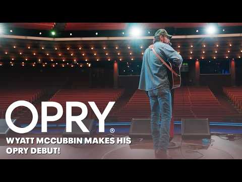 Wyatt McCubbin Makes His Opry Debut