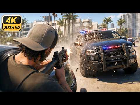 GTA 6 – 25 Minutes of INSANE EXTENDED Gameplay | Vice City, Open World & Free Roaming [4K PS5 Pro]