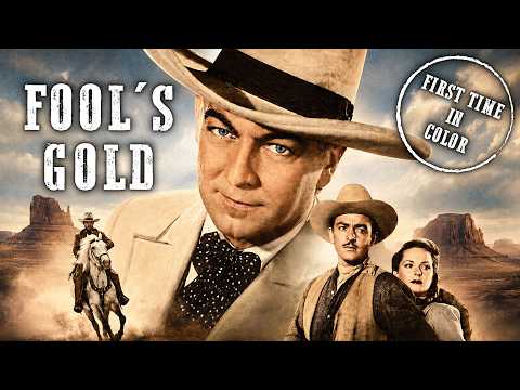 Fool’s Gold | Hopalong Cassidy Movie | William Boyd | Western | Colorized