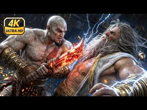 GOD OF WAR 3 REMASTERED – Kratos vs Zeus | FATHER vs SON Final Battle | CHAOS MODE [PS5 Pro]