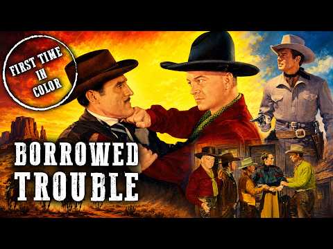 Borrowed Trouble | William Boyd | Western | Hopalong Cassidy Movie | Colorized
