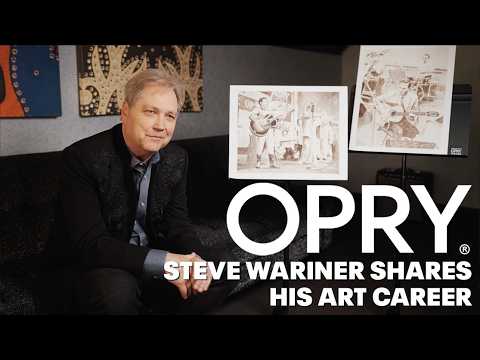 Steve Wariner Shares His Art Career on the Opry Stage