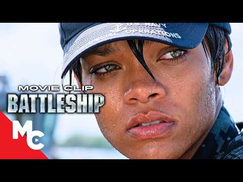 Rihanna Fights Aliens On A WWII Battleship | Battleship | Rihanna Battleship Movie Clip