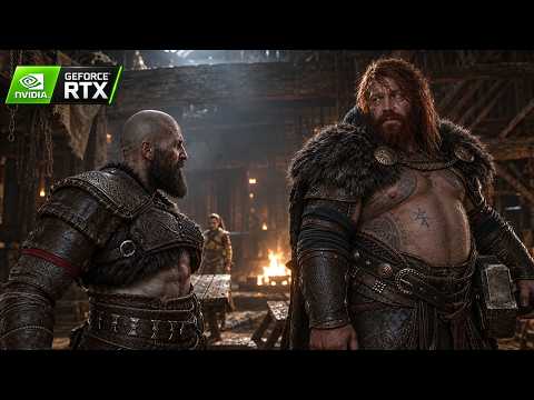 KRATOS with DLSS 5 Looks INSANE | God of War 2018 + Ragnarök [4K HDR]