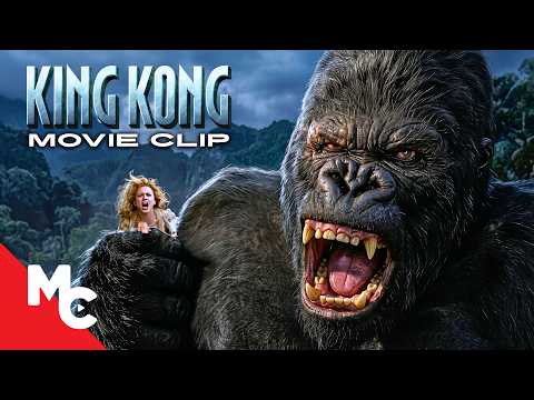 King Kong Rages When Naomi Watts Tries To Escape His Lair | King Kong | King Kong Movie Clip