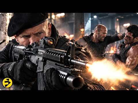 JASON STATHAM GOES ALL OUT | The Expendables Action Compilation