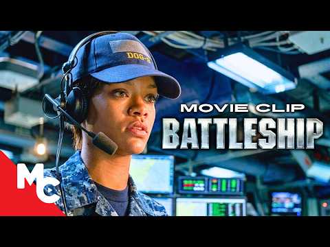 Alien Battleship Is About To Destroy This Naval Ship | Battleship Clip | Rihanna Battleship Movie