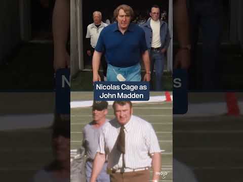 John Madden: Nic Cage vs Real Life