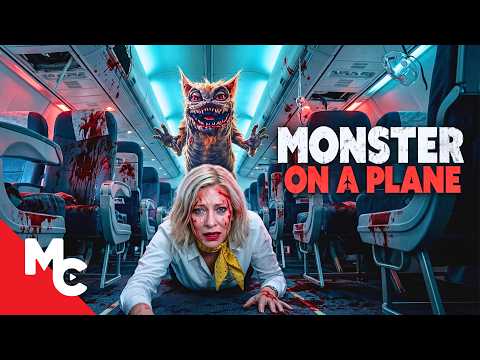 Passengers Trapped With A Monster At 30,000 Feet | Monster on a Plane | Horror Action Survival Movie