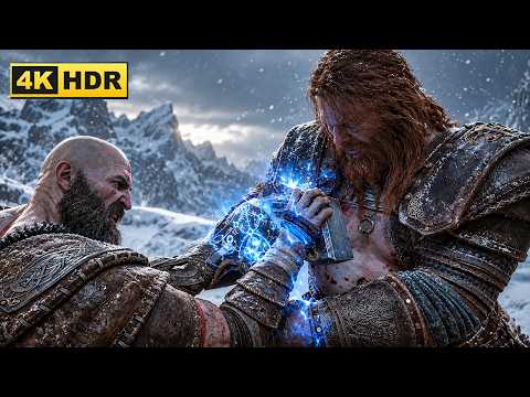 KRATOS vs THOR – The Most BRUTAL God Fight | MAX SETTINGS [RTX 5090, 4K DLAA] | DLSS 5