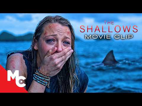 Blake Lively Watches A Man Get Dragged Under By A Shark | The Shallows | The Shallows Shark Movie