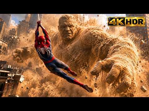 SPIDER-MAN vs SANDMAN Boss Fight at MAX SETTINGS | Ultra-Realistic Graphics [RTX 5090, 4K DLAA] DLSS