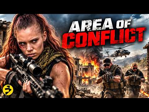 She Took On an Army of Mercenaries | AREA OF CONFLICT | Full Action Movie