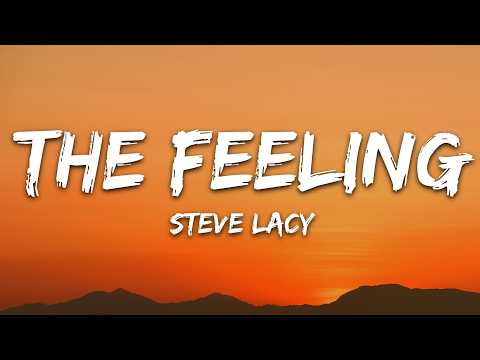 Steve Lacy – the feeling (Lyrics)